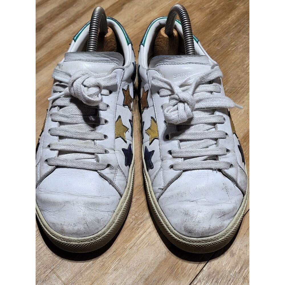 Saint Laurent Court Classic SL-06 Metallic California Low Multi Stars Women 37 - Picture 5 of 14